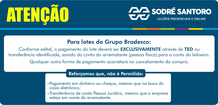 aviso sobre pagamento de lote BRADESCO